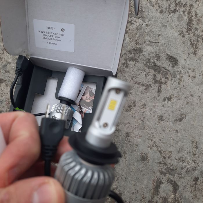 Led headlight Нові лед лампи 9-32v h7 csp led