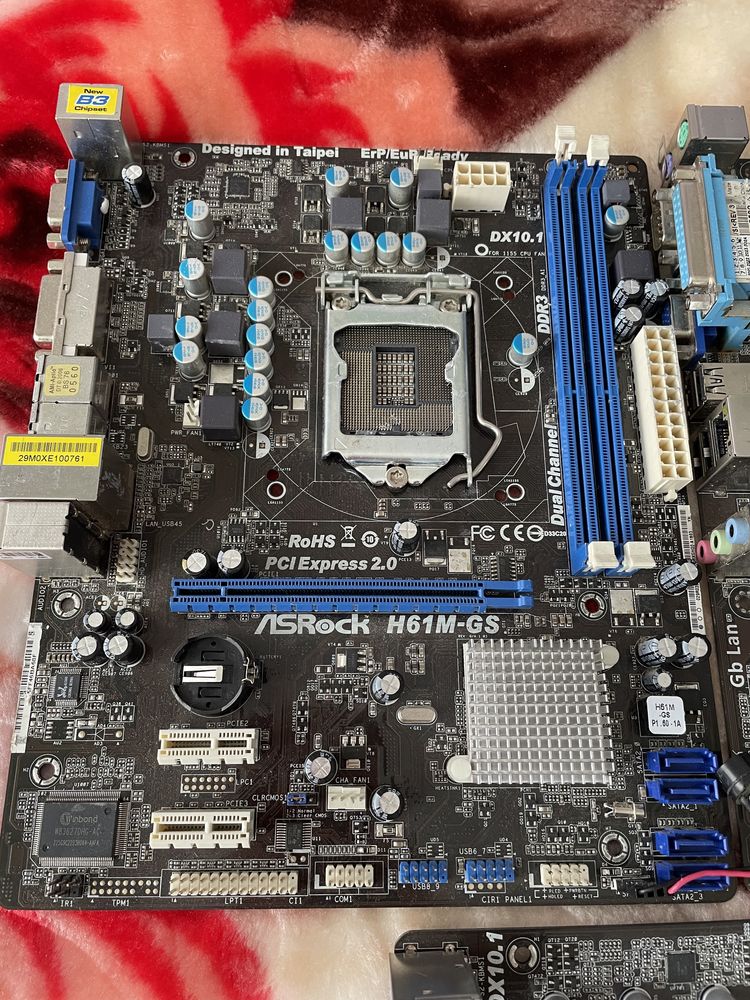 Материнська плата asrock, asus 1155
