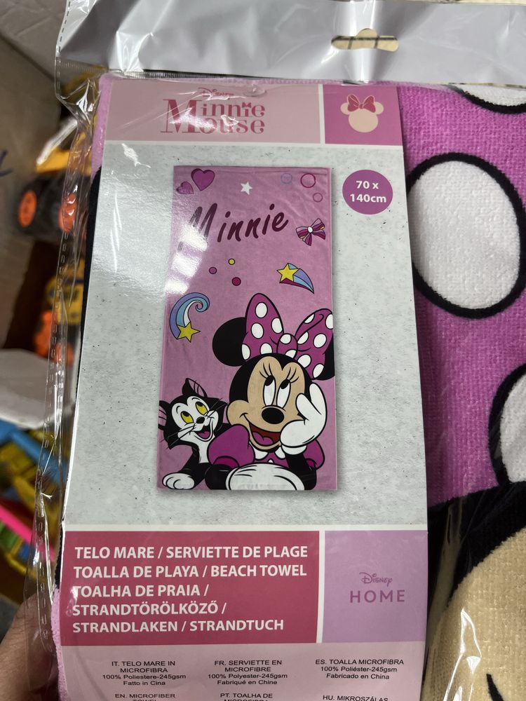 Toalhas de praia crianca Stitch, Minnie, Mickey