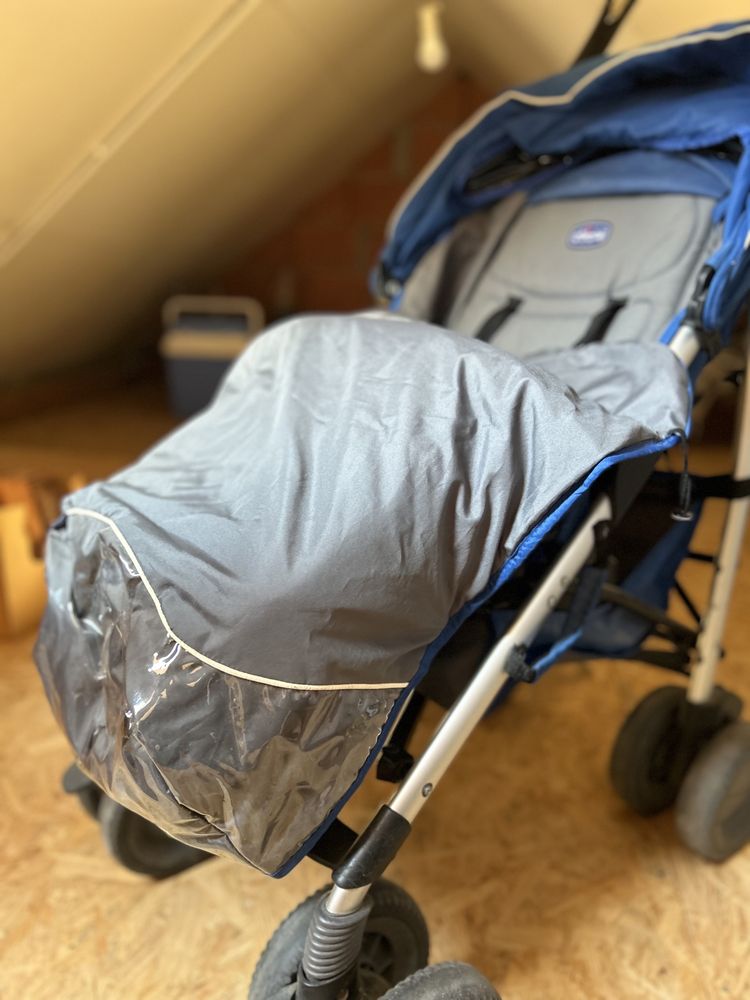 Wózek dziecięcy parasolka chicco niebieski