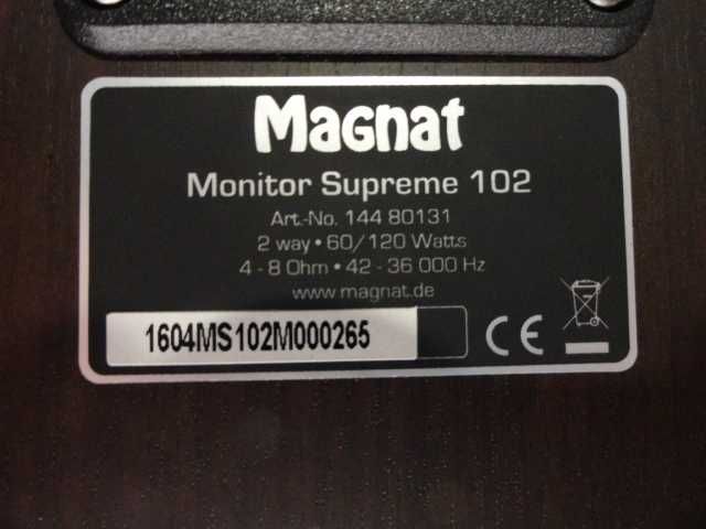 Kolumny Magnat Monitor Supreme 102 mocca 2szt