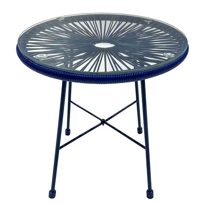 Zestaw Krzesła i Stół  Ogrodowe Ratanowe na Balkon Taras Ogród