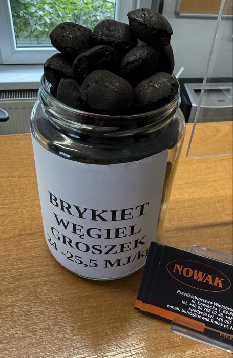 Brykiet węgiel groszek dawniej ekogroszek