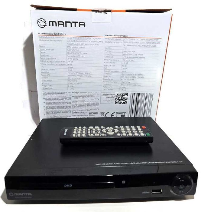 Odtwarzacz DVD Manta DVD072 emperor basic hdmi
