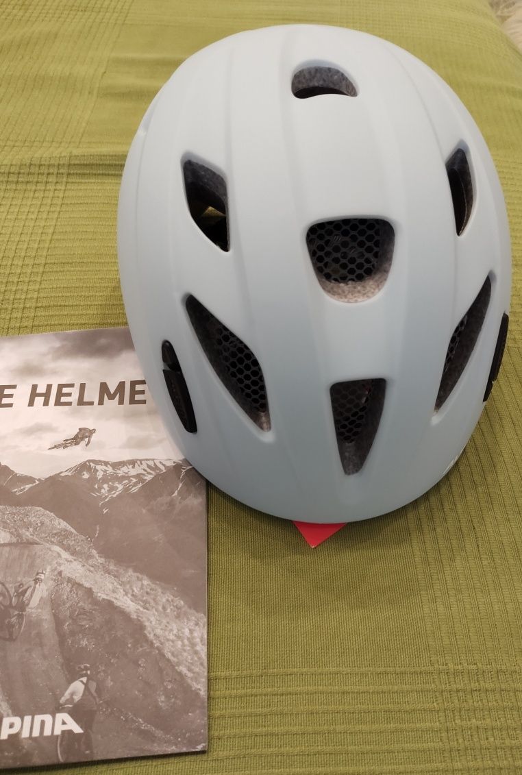 Nowy kask dziecięcy Alpina Ximo L.E. 49-54 cm Pastel blue matt