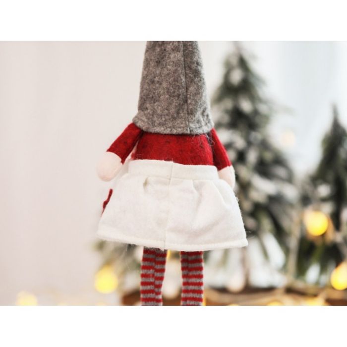krasnal świąteczny boże narodzenie  32 cm z pluszu ksn07cze