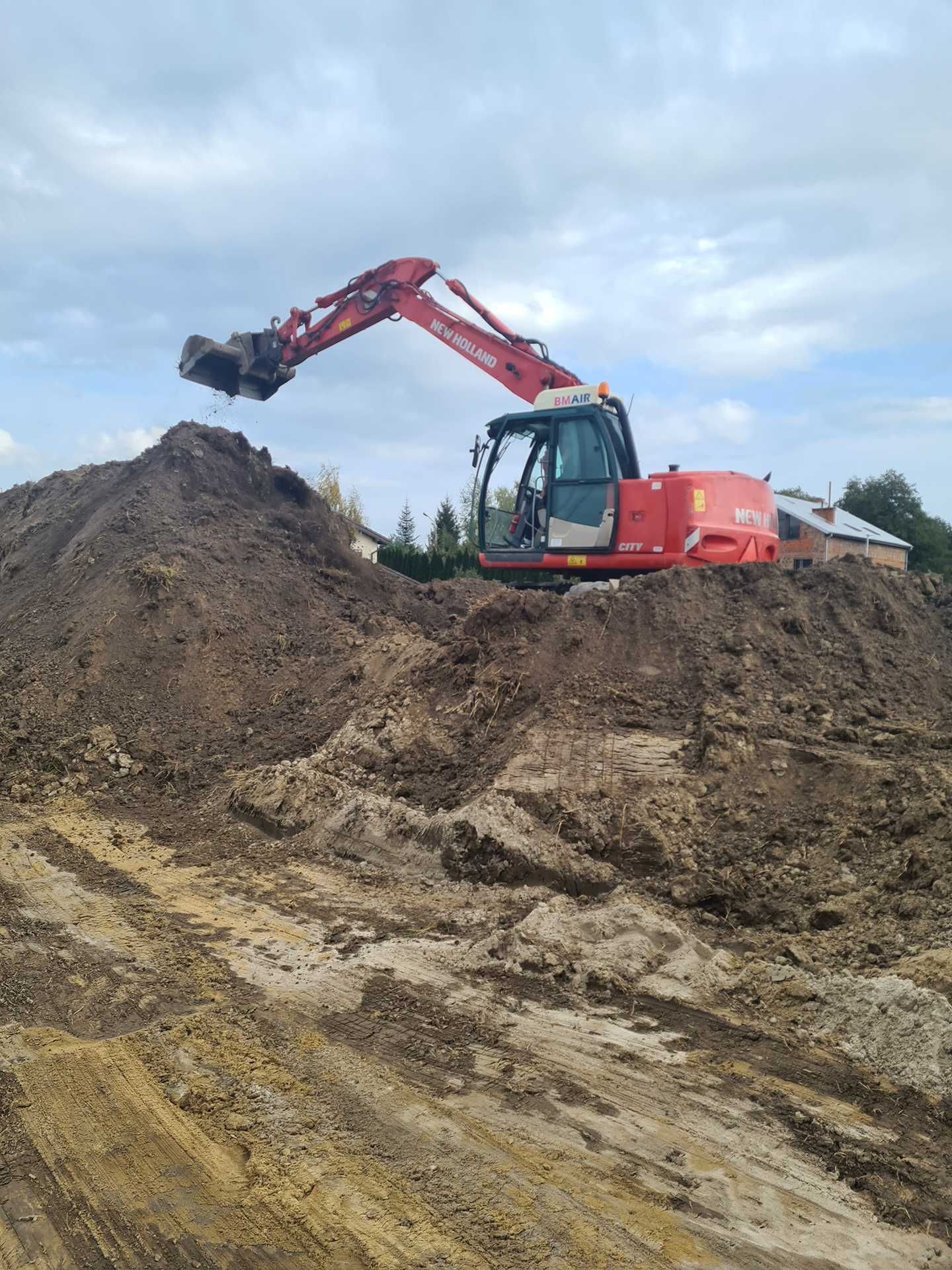 Piaseczno,Raszyn koparka kołowa, mikro koparka, wywrotki roboty ziemne