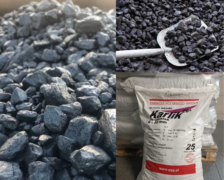 Polski węgiel r.rodzaje - Ekomiał - ekogroszek - orzech - kostka TANIO