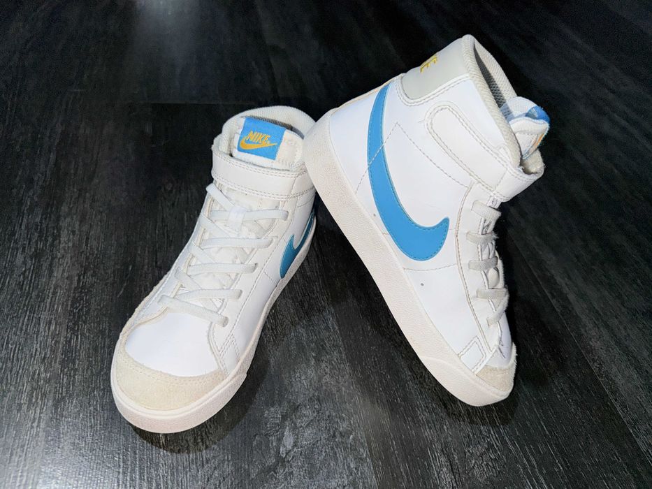Шкіряні кеди nike blazer mid '77, оригінал, р-р 32, уст 21 см