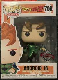 Funko pop dragonball z android 16 708 special edition