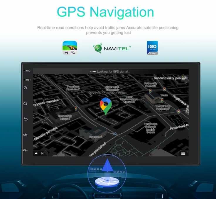 2DIN Магнітола Android 2\32gb WiFI GPS CarPlay Магнитола на Андроид