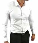 Koszula Męska |BIAŁA| SLIM FIT| szkoła| ESPADA rozmiar L