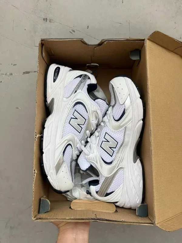 New Balance 530 White Silver Navy 37