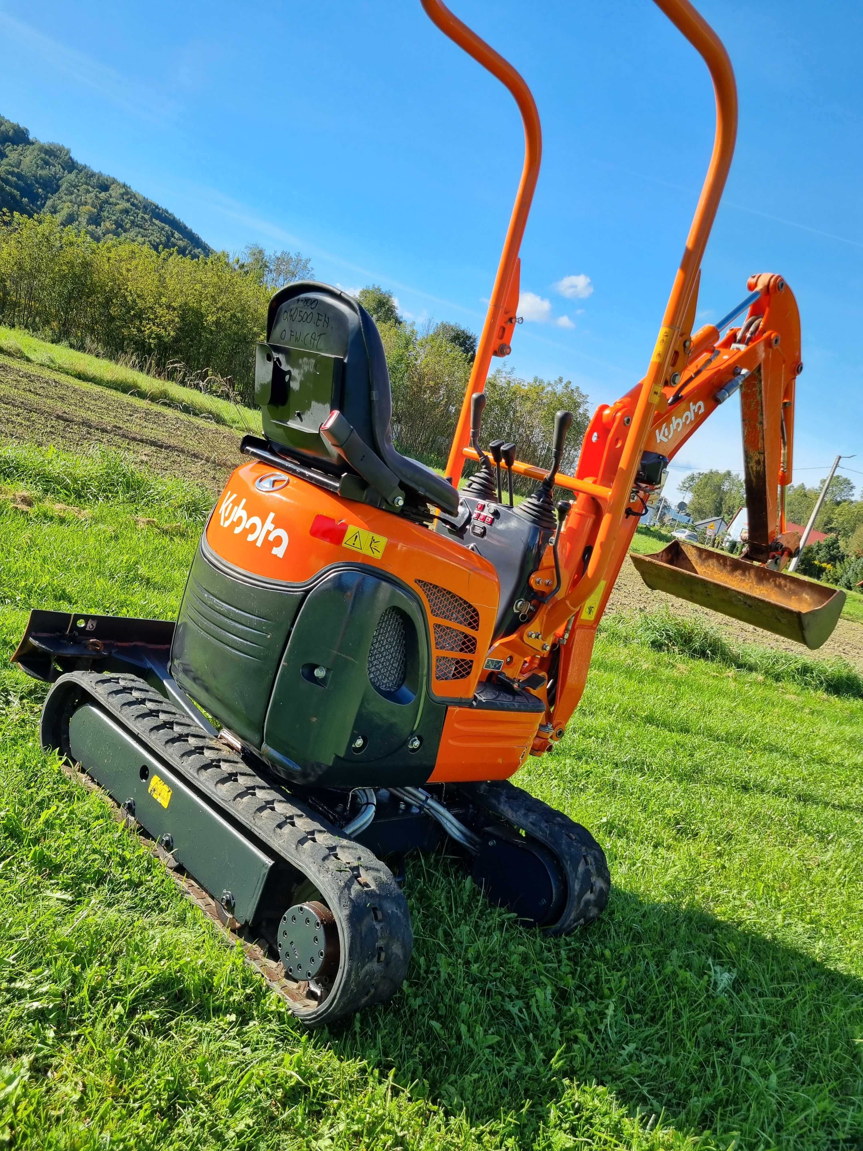 Kubota U10-3 Minikoparka 2015r jak Nowa zNorwegii 890Mt Okazja 1050 Kg