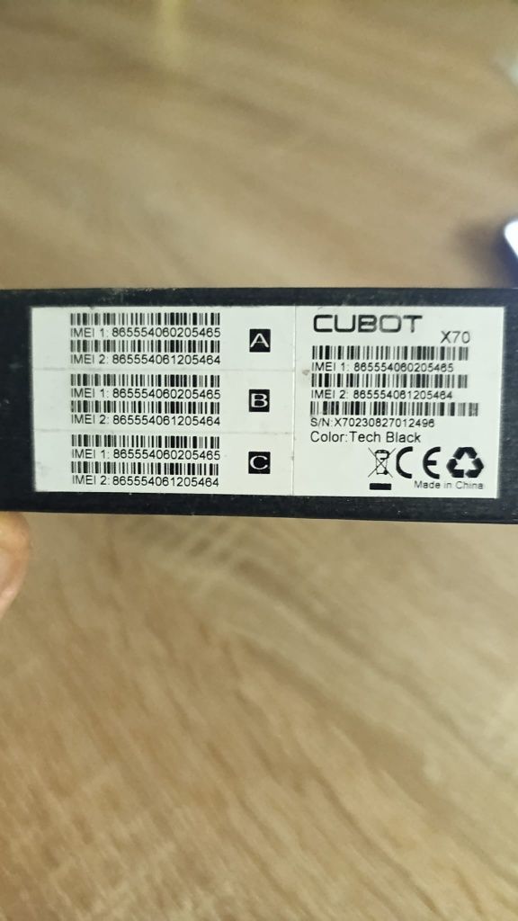 Sprzedam Telefon Cubot X70 jeszcze na gwarancji