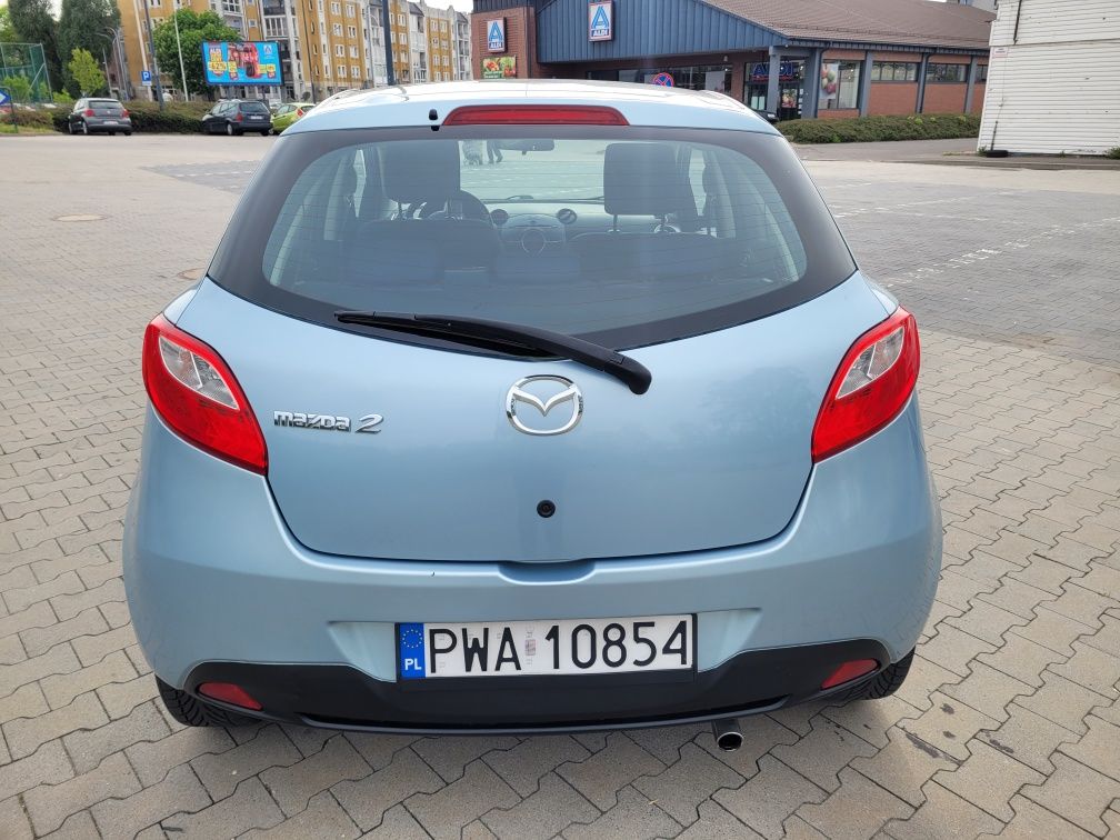 Mazda 2 1.3 Benzyna 75km-2009 rok-Klima-Oszczędna-5 Drzwi