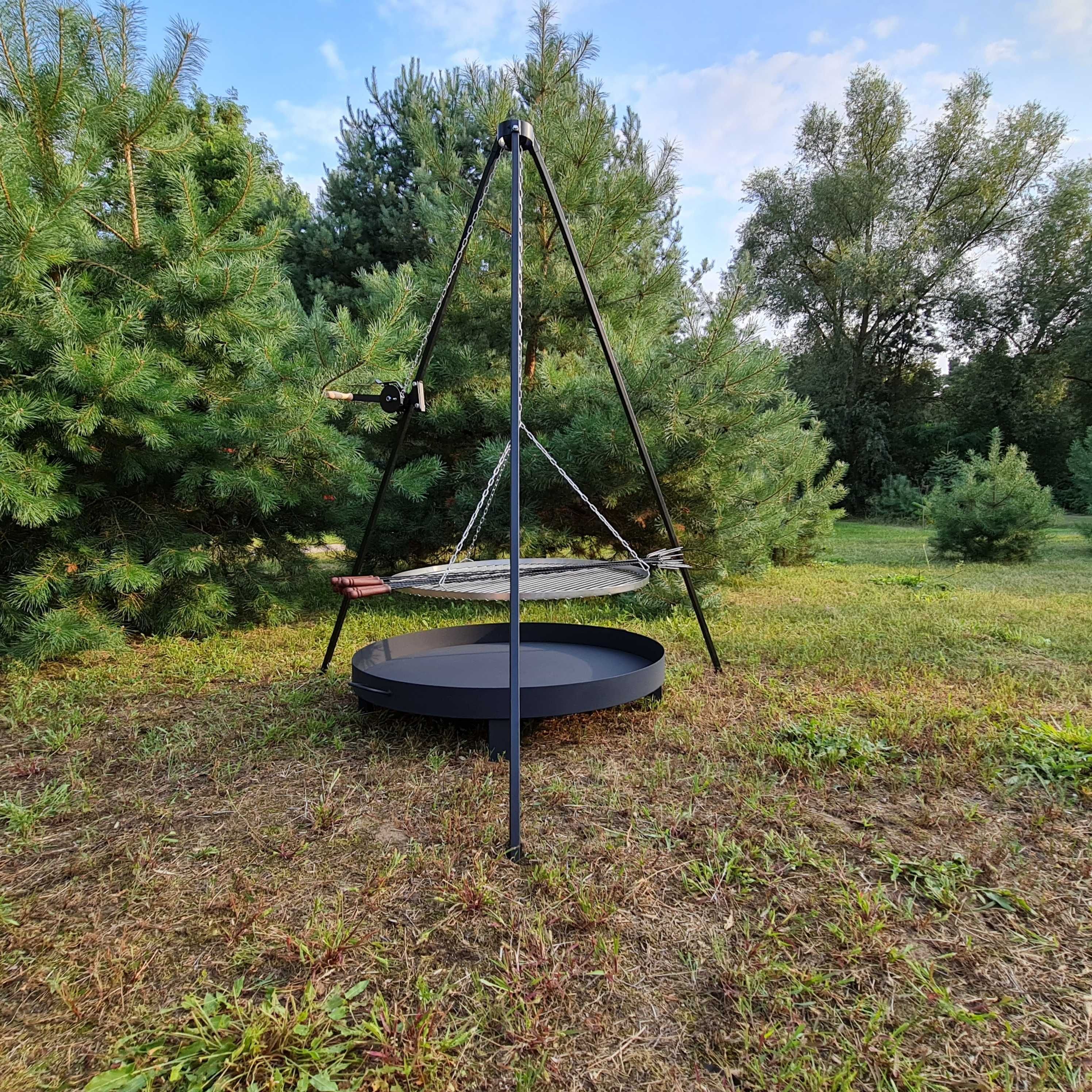 Solidny zestaw do grilla 100cm, waga 44kg, gruba blacha 3mm. Producent