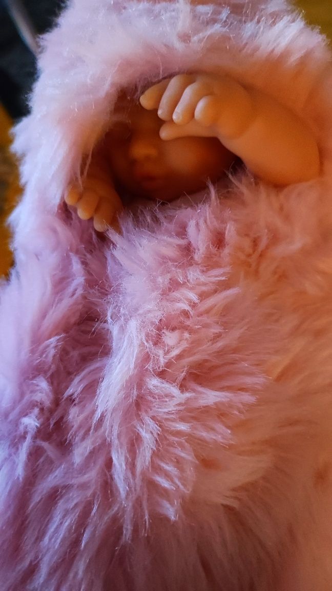 Lalka Simba ,bobas,sygnowana,typ reborn,27cm.