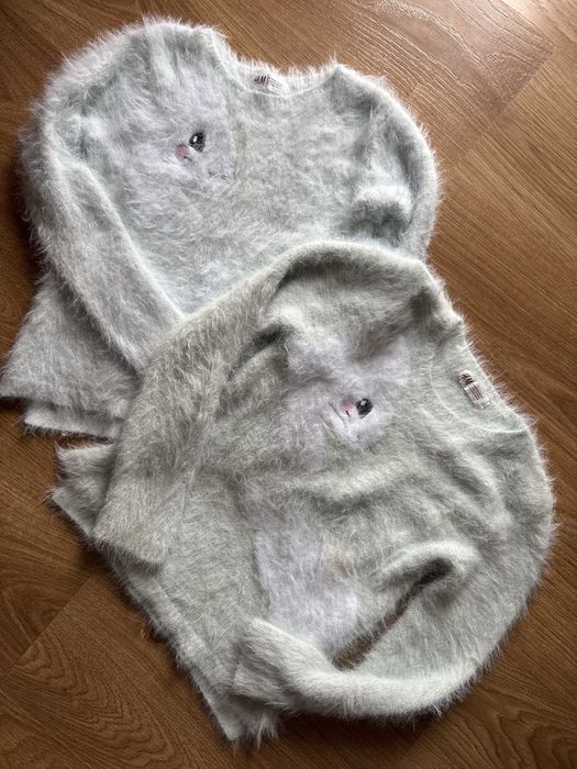 Sweterki 2 szt 6-8 lat 122/128