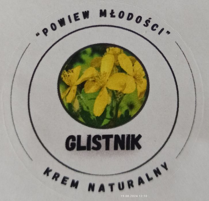 Krem glistnik jaskółcze ziele