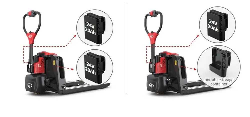Paleciak elektryczny wózek paletowy widłowy F4 1500kg 115cm Nowy