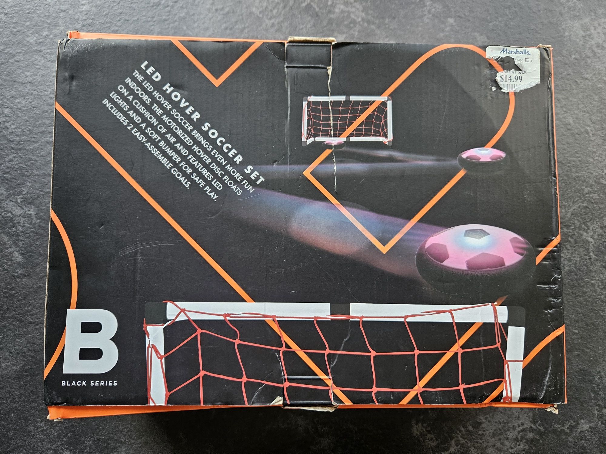 Zeataw piłka nożna lewitująca LED + 2 bramki Hover Indoor Soccer NOWE