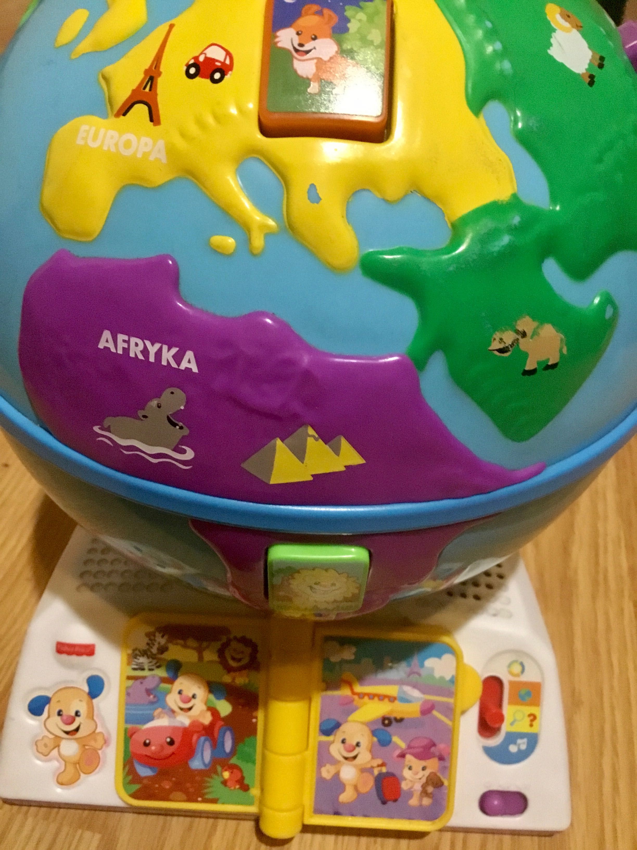 Rewelacyjny interaktywny FISHER-PRICE Edukacyjny Globus Odkrywcy