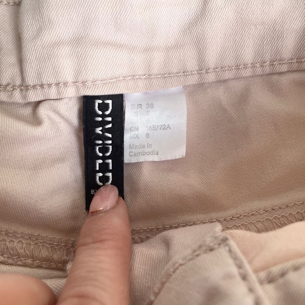 Spodenki z wysokim stanem H&M 38 M jasny róż