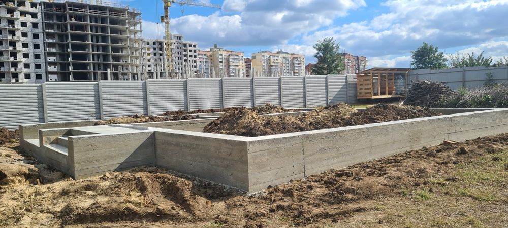 ФУНДАМЕНТ! Доставка бетону! Вiдмостка! Стяжка! Паркан! Кладка!