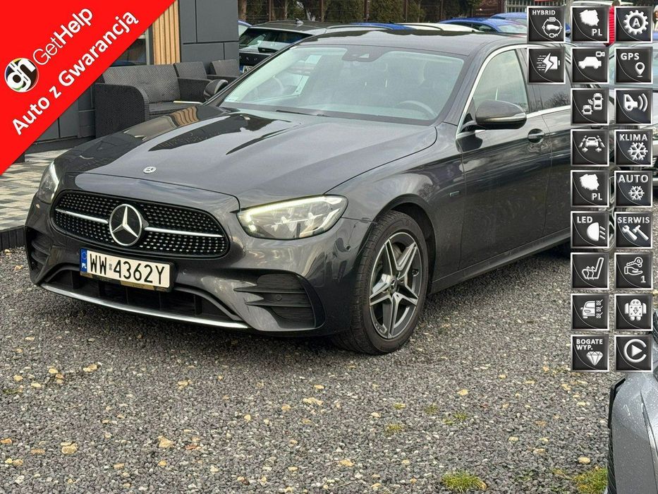 Mercedes-Benz Klasa E Salon Polska Poleasingowy I właściciel Serwis ASO VAT 23% Bezwypadkowy