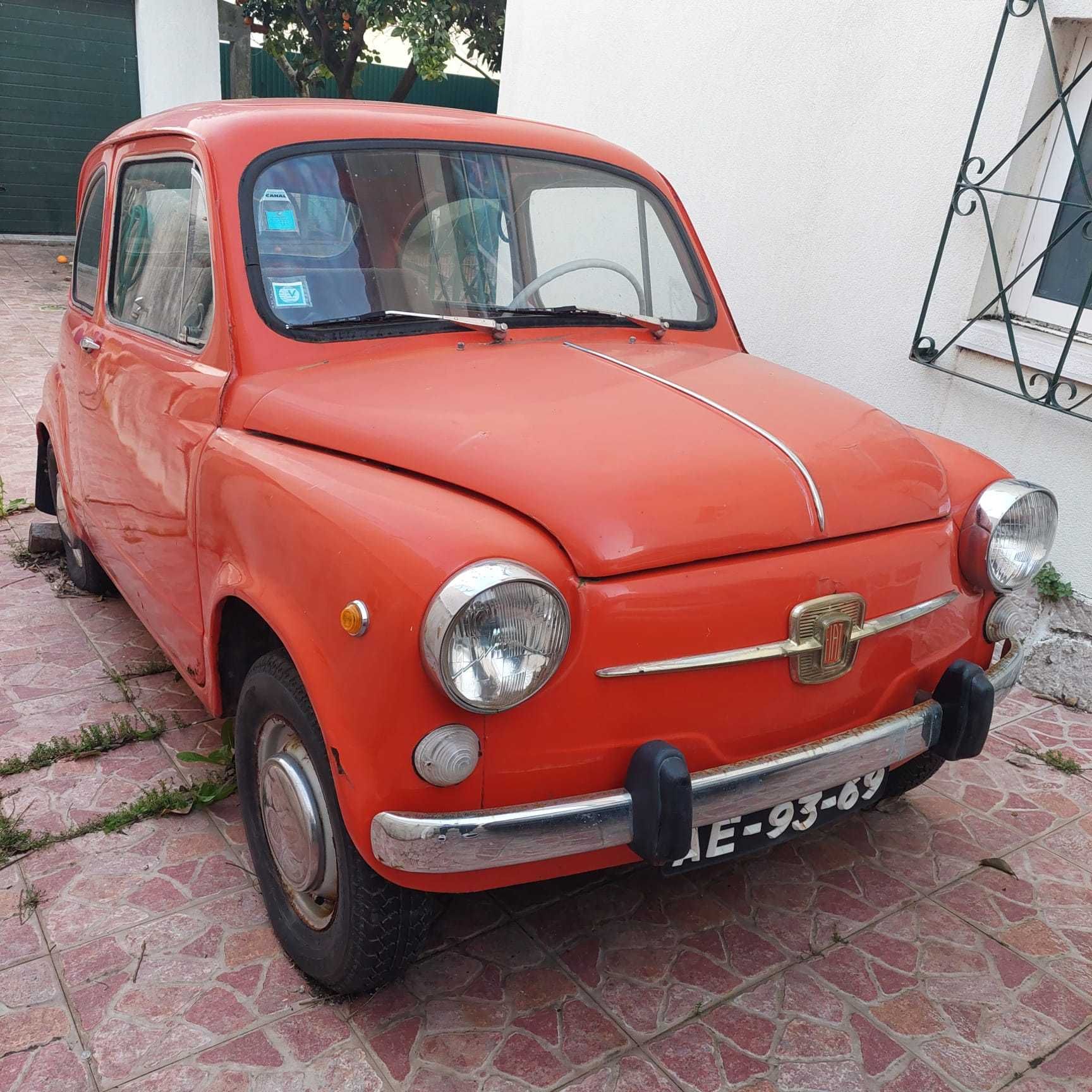 Fiat 600 carro  antigo