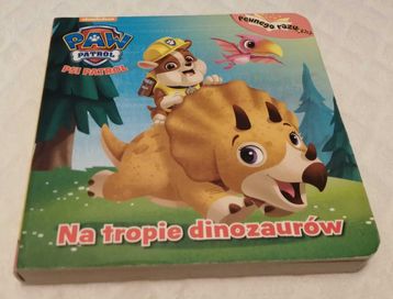 Psi Patrol Paw Patrol Książeczka  Na tropie dinozaurów