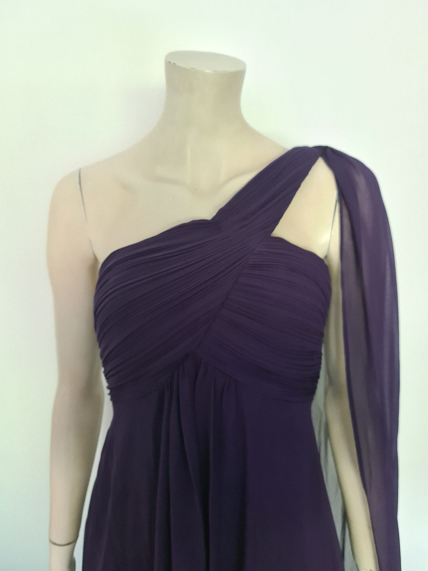 Vestido Cerimonia Novo Roxo 36/38