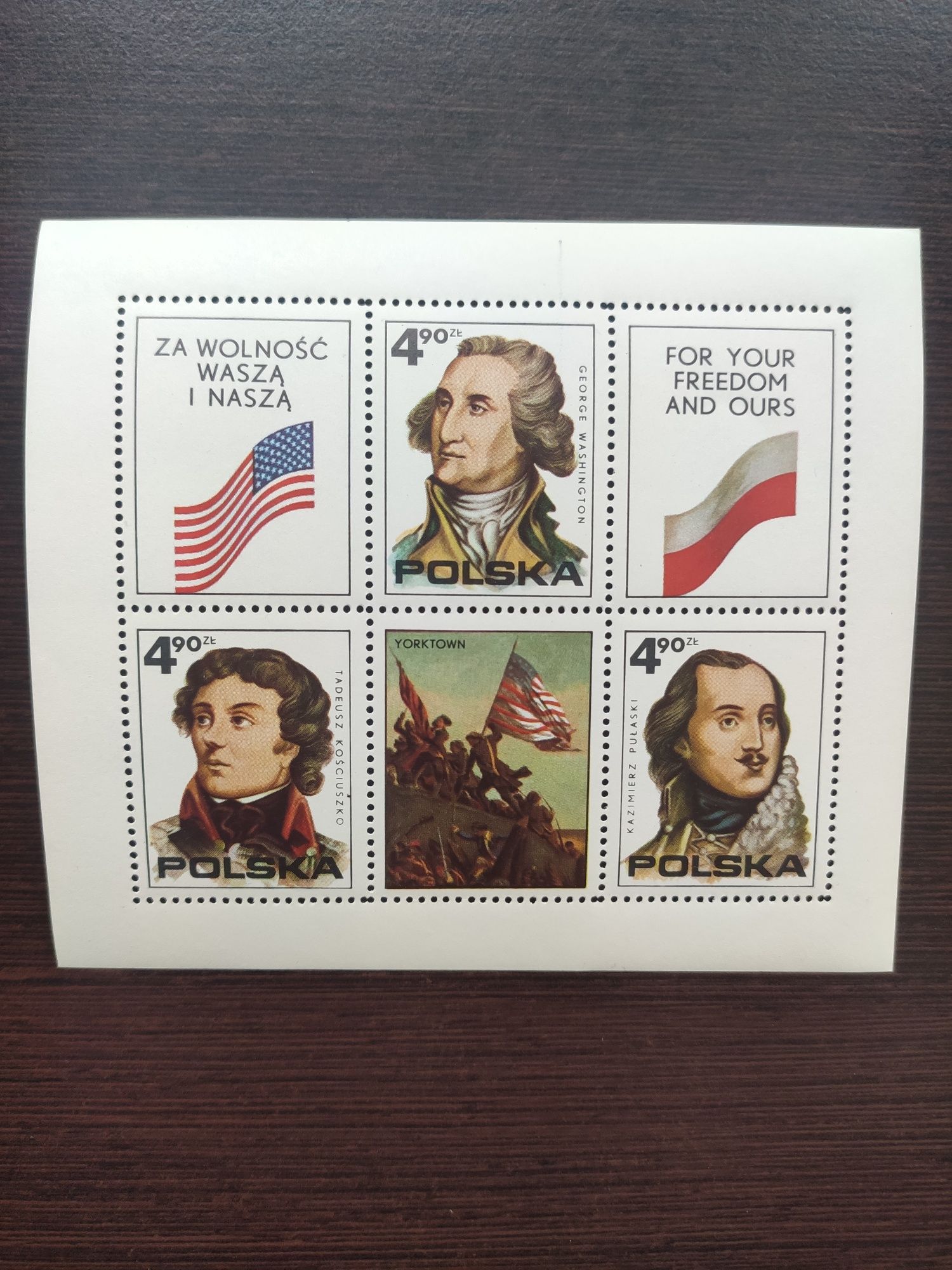 Za Wolność Waszą i Naszą znaczki