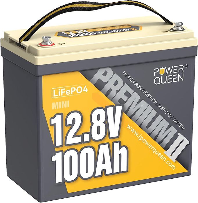 LiFePO4 батарея 100Ah Premium2 PowerQueen 10 лет до 15000 циклов