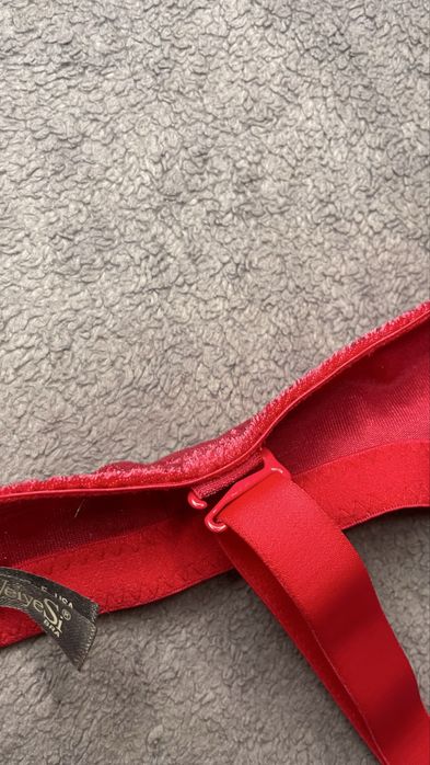 Бюстгалтер велюровый фуксія