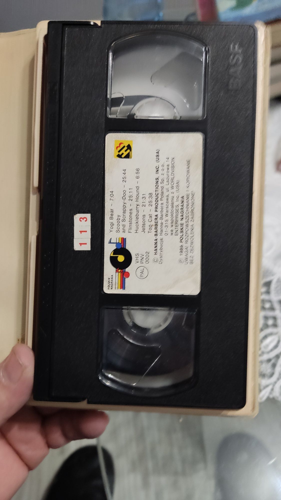 Hanna -Barbera 2 kaseta VHS bajki