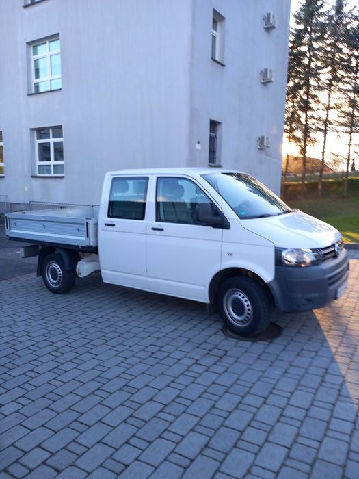 volkswagen t5/t6 lift  doka  4x4  6 -osob. serwisowany  brygadówka