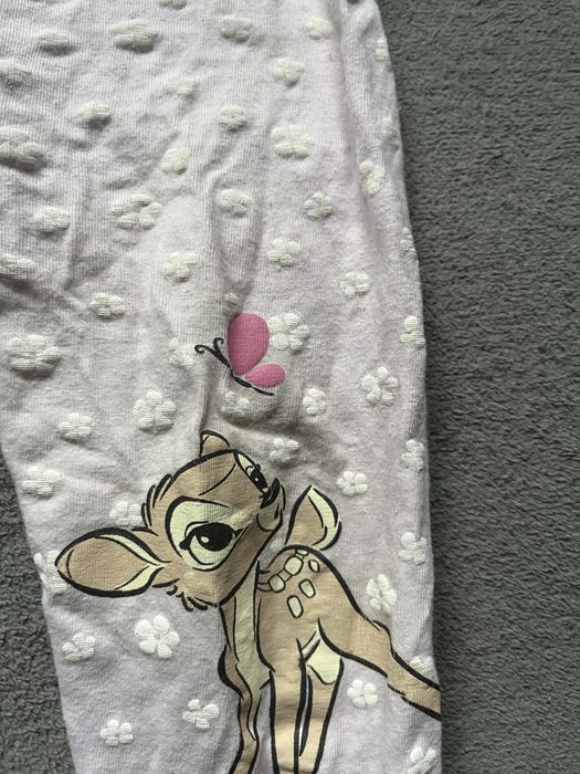 Liliowe legginsy niemowlęce Pepco r.86