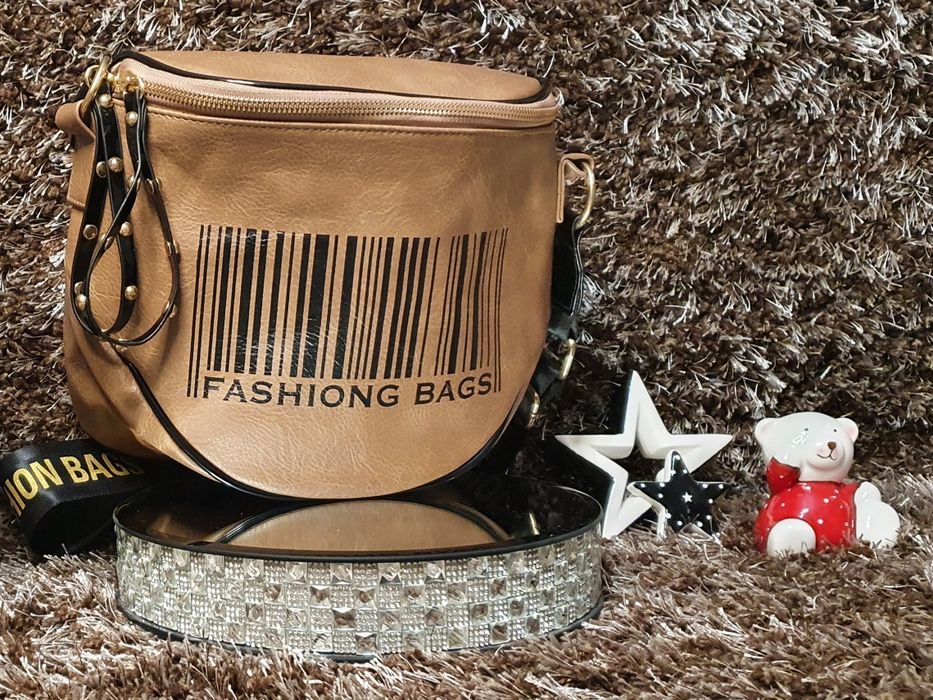 Torebka Brązowa Fashion Bags damska tzw. Chlebaczek