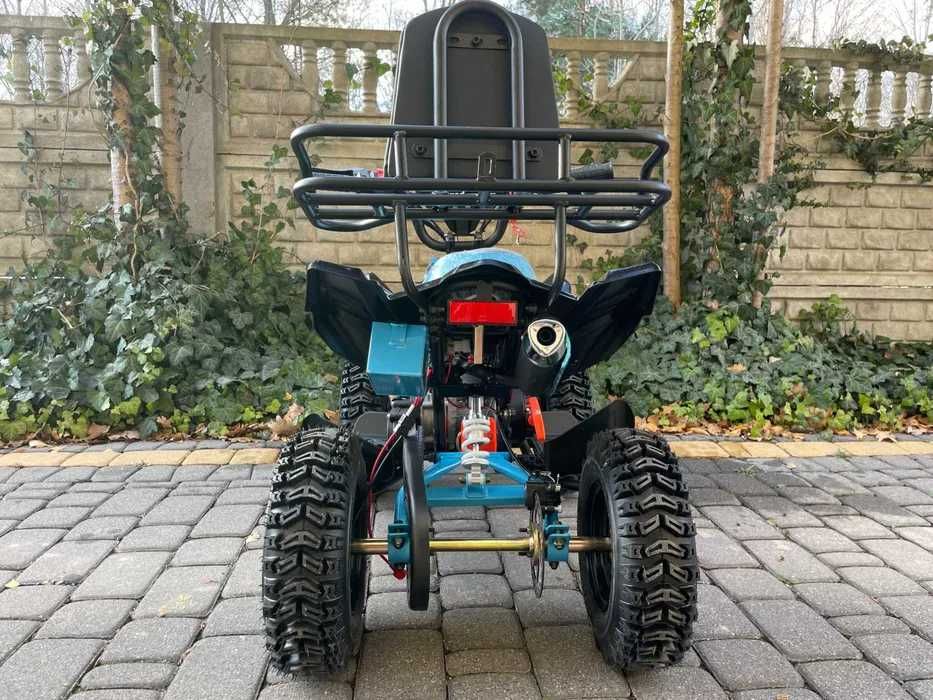 MINI QUAD SPALINOWY 50cc / Pelikan Predator / Duże koła / Raty Oparcie