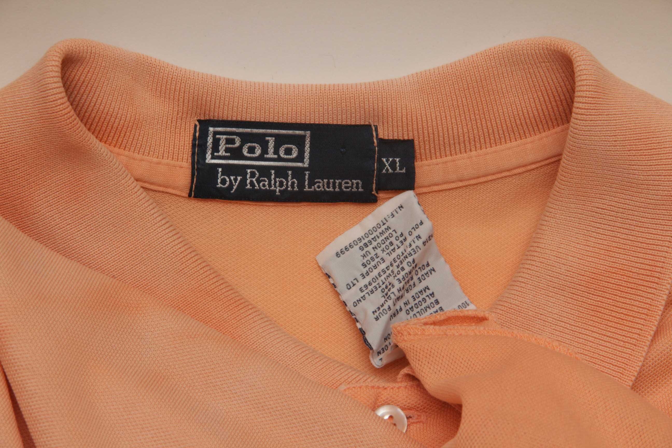 Polo Ralph Lauren рр XL поло из хлопка bleach dye