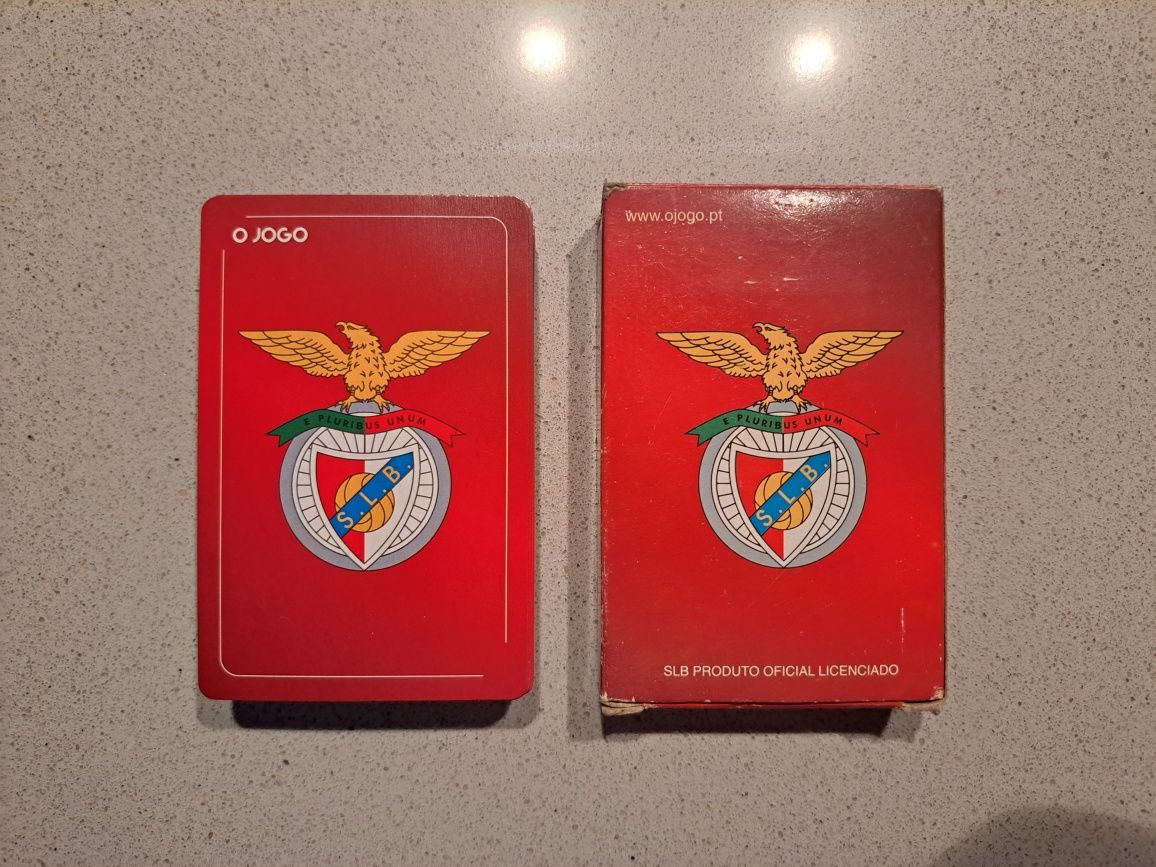 Coleção Baralho de 52 cartas oficial SLB 2003/04