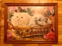 Картина "Коты в корзине"