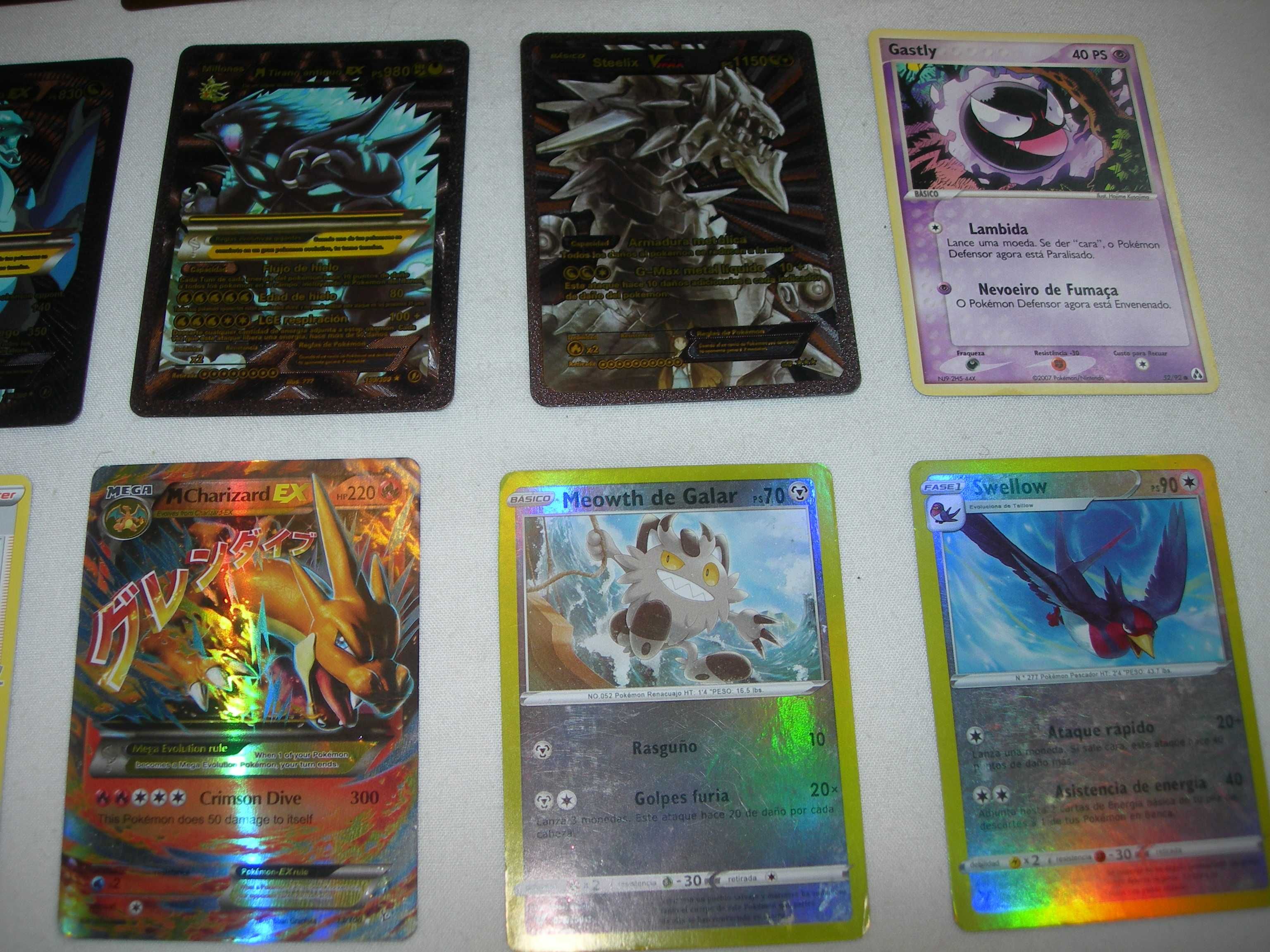 Pokémon Lote de cartas colecionáveis