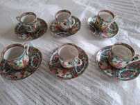 Serviço de café janonês antigo