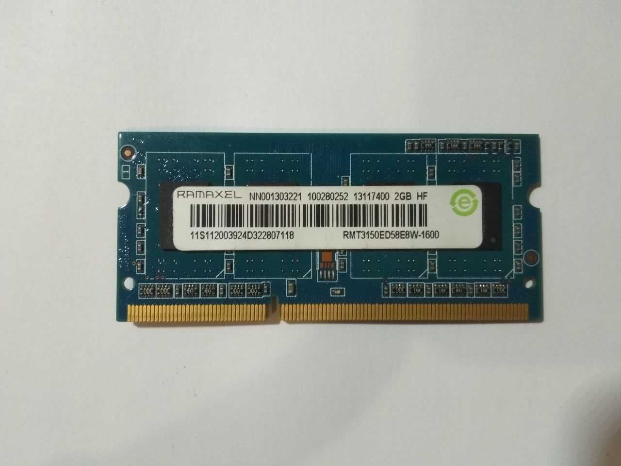 Оперативная память Ramaxel для ноутбука DDR3L ОЗУ 2 Гб