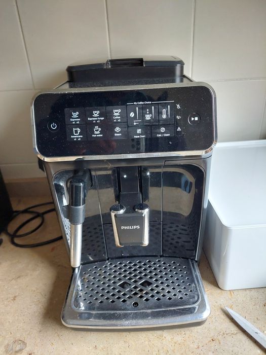 Máquina de café em grão