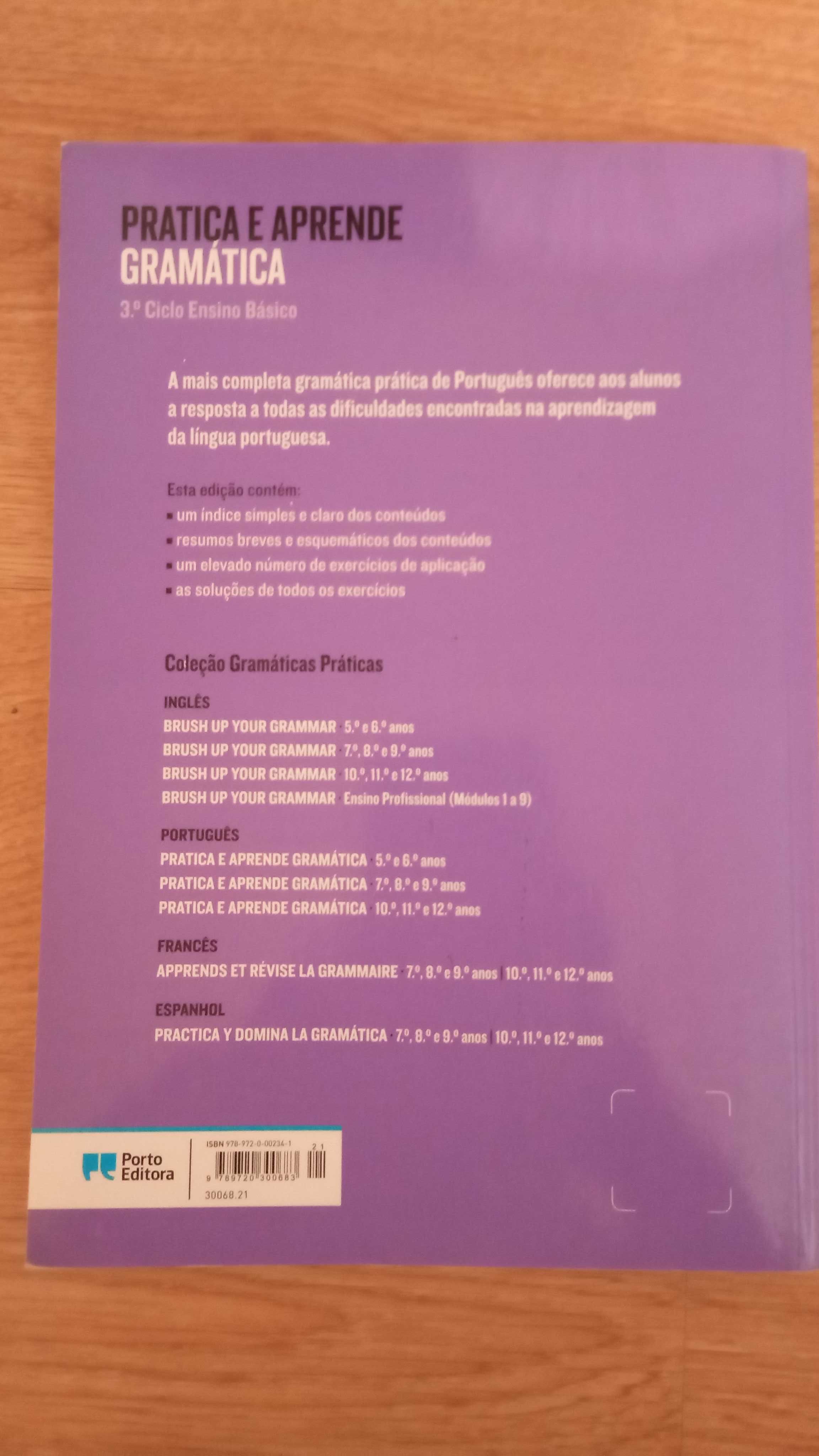 Gramática prática de Português - 3⁰ Ciclo Ensino Básico 7⁰, 8⁰ e 9⁰