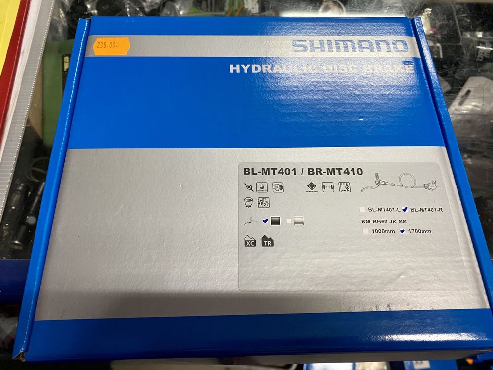 Hamulec hydrauliczny Shimano Bl-MT401 / BR-MT410 tyl